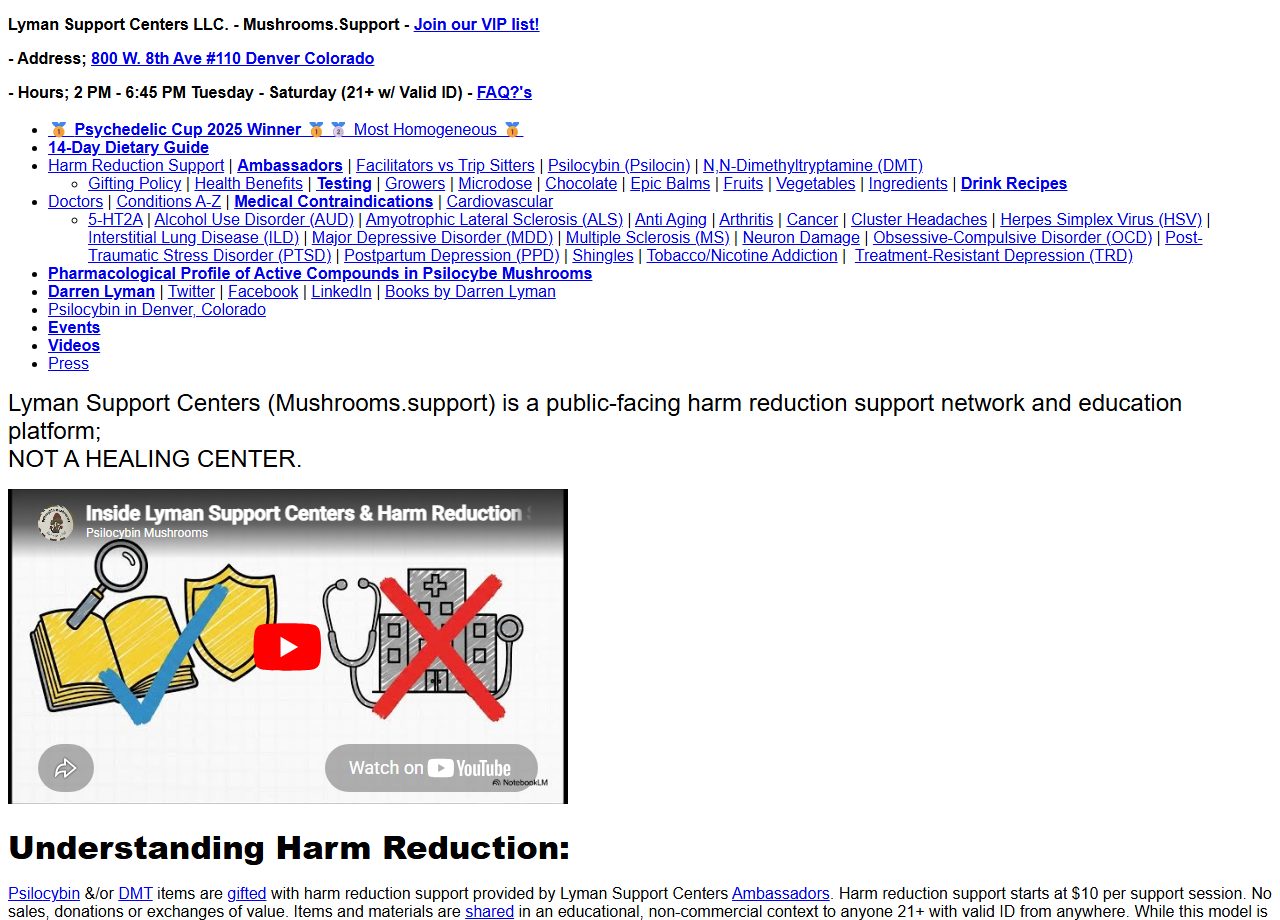 Lyman Support Centers source-backed public image