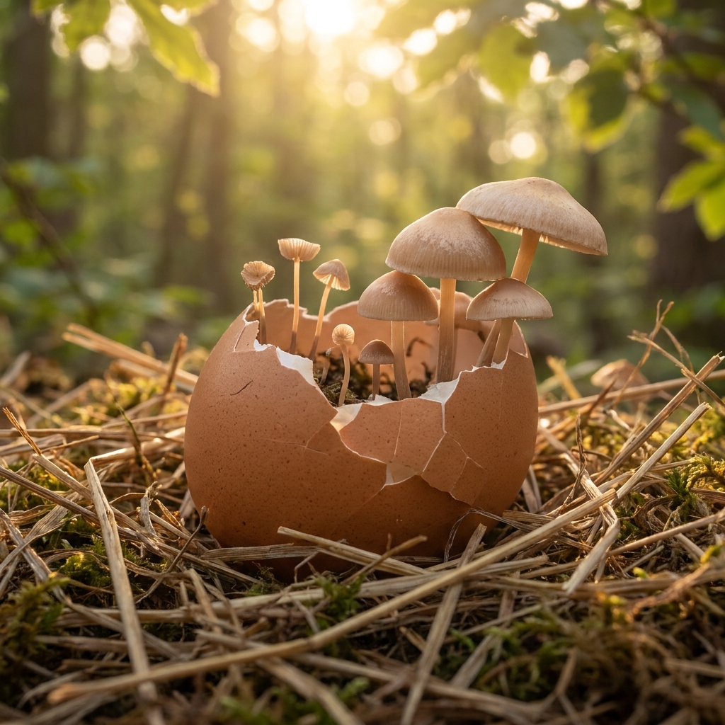 Multigenerational mushroom foraging representing Vermont's community values
