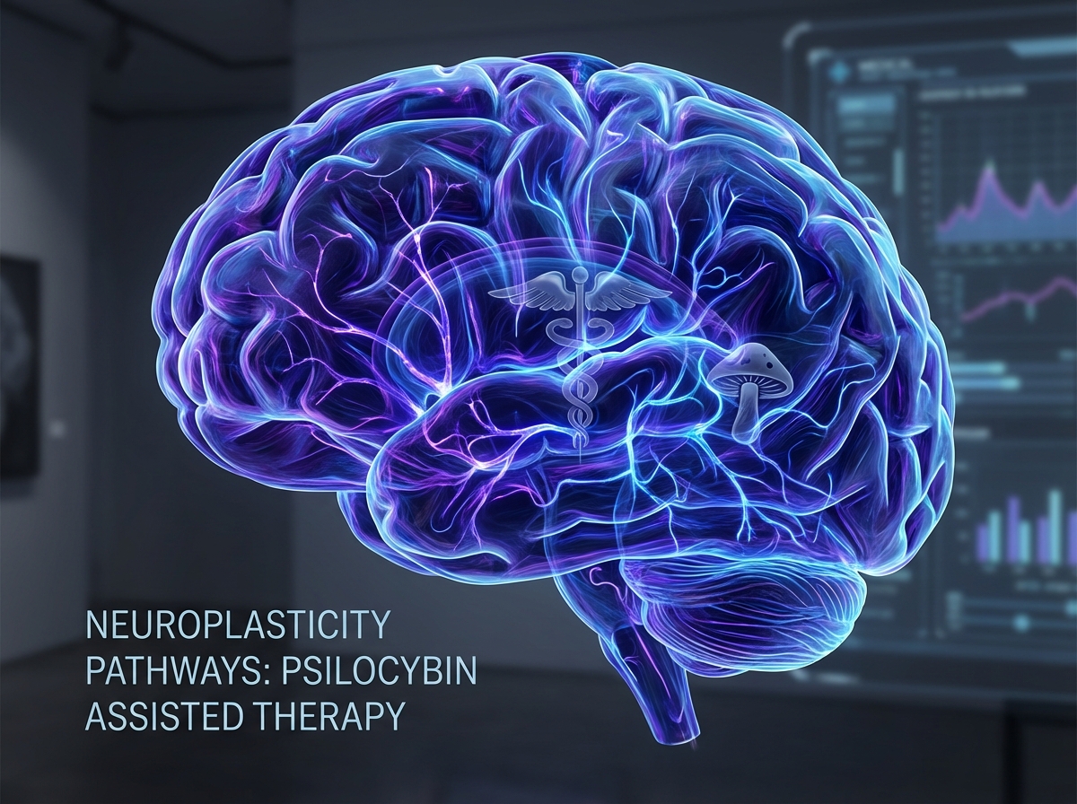 Psilocybin neuroplasticity brain visualization for therapy