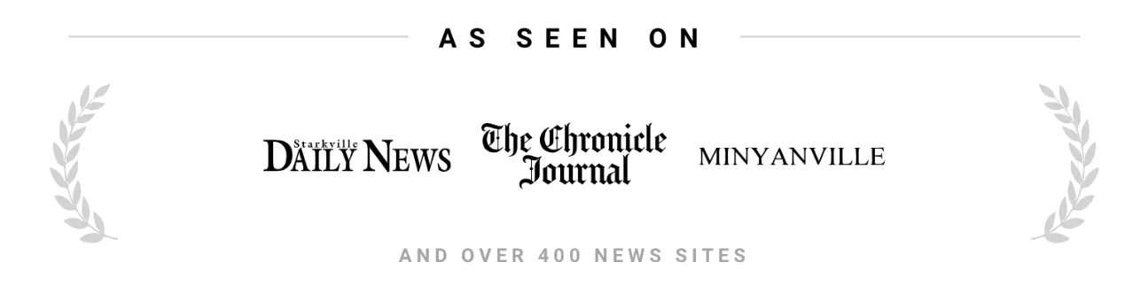 "As seen on" banner with various new sites that have featured eden shrooms