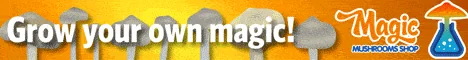 Shroomery sponsor banner image for Magic-Mushrooms-Shop